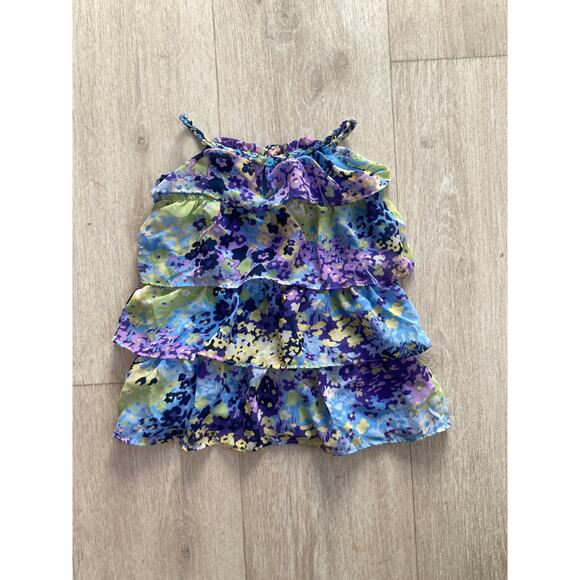 Gap Chiffon Ruffled Baby Dress, Size 12-18M - Picture 2 of 5
